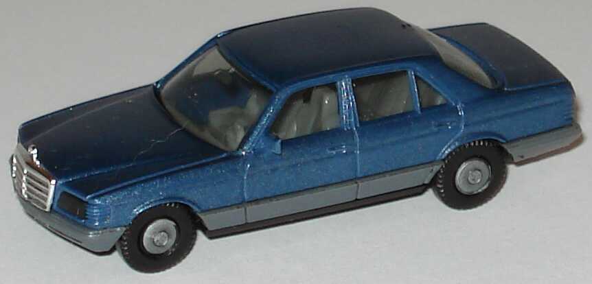 Foto 1:87 Mercedes-Benz 500SE (W126) (alte Räder) blau-met. herpa 2022