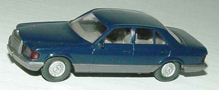 Foto 1:87 Mercedes-Benz 500SE (W126) dunkelblau Wiking