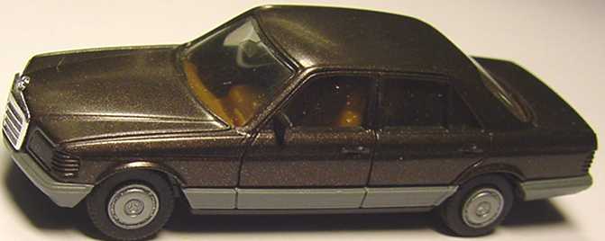 Foto 1:87 Mercedes-Benz 500SE (W126) dunkelbraun-met. herpa 3022