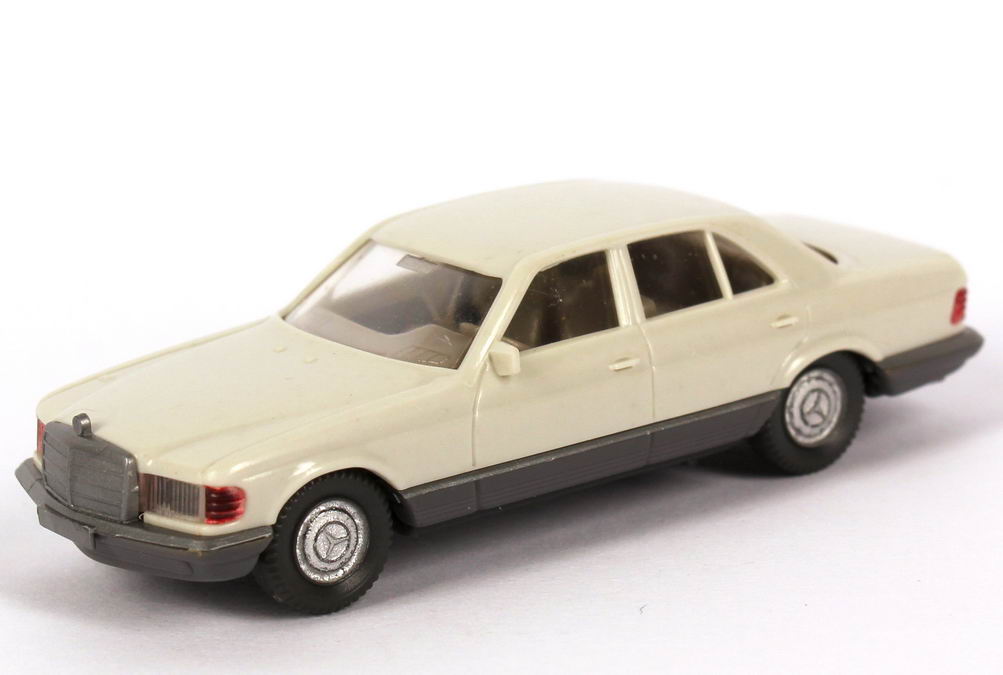 Mercedes-Benz 500SE S Class W126 Blue Wiking H0 1:87 Miniature Model Car