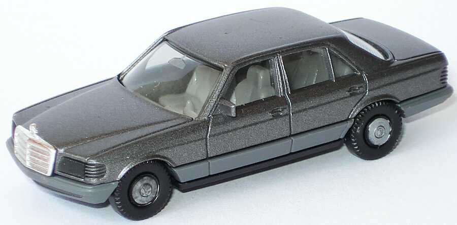 Foto 1:87 Mercedes-Benz 500SE (W126) graumet.,alte Räder herpa