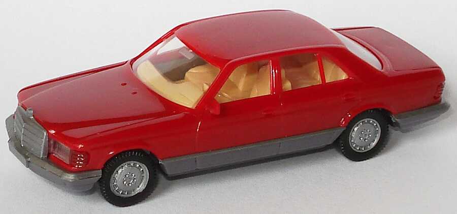 Foto 1:87 Mercedes-Benz 500SE (W126) rubinrot Wiking