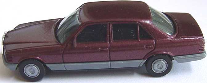 Foto 1:87 Mercedes-Benz 500SE (W126) weinrot-met. herpa 3022