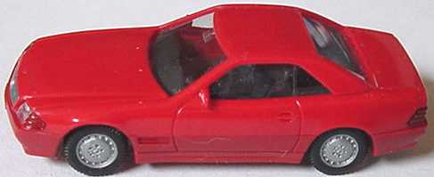 Foto 1:87 Mercedes-Benz 500SL (R129) (Hardtop) rot Werbemodell Wiking B66008222