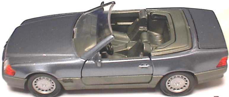 Foto 1:43 Mercedes-Benz 500SL (R129) blausilber-met. Werbemodell Schabak