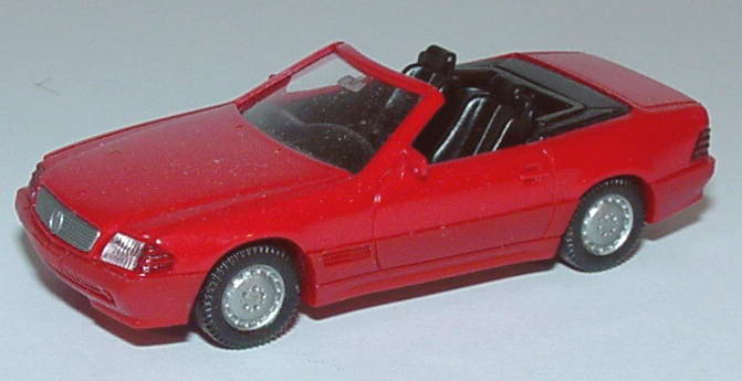 Foto 1:87 Mercedes-Benz 500SL (R129) rot Wiking 14201