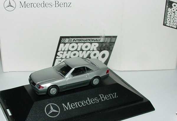 Foto 1:87 Mercedes-Benz 500SL (R129) silber-met. Motorshow Essen ´89 herpa