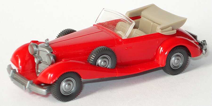 Foto 1:87 Mercedes-Benz 540K Cabriolet rot Wiking 835