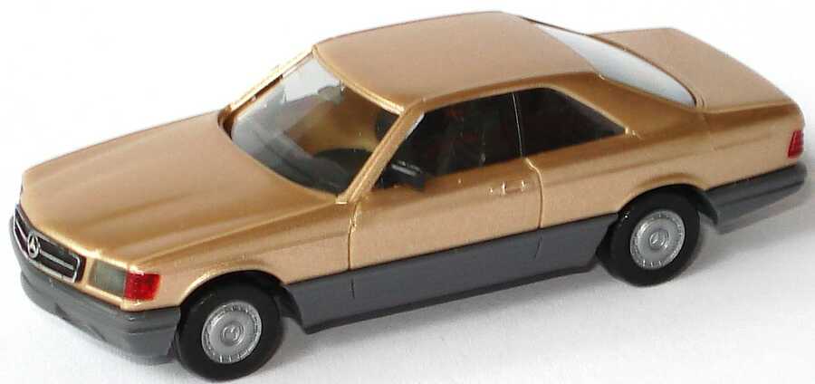 Foto 1:87 Mercedes-Benz 560SEC (C126) champagner-met. herpa