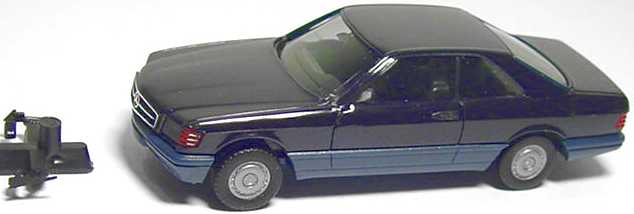 Foto 1:87 Mercedes-Benz 560SEC (C126) dunkelblau herpa 2087