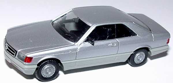 Foto 1:87 Mercedes-Benz 560SEC (C126) silber-met. herpa 3087