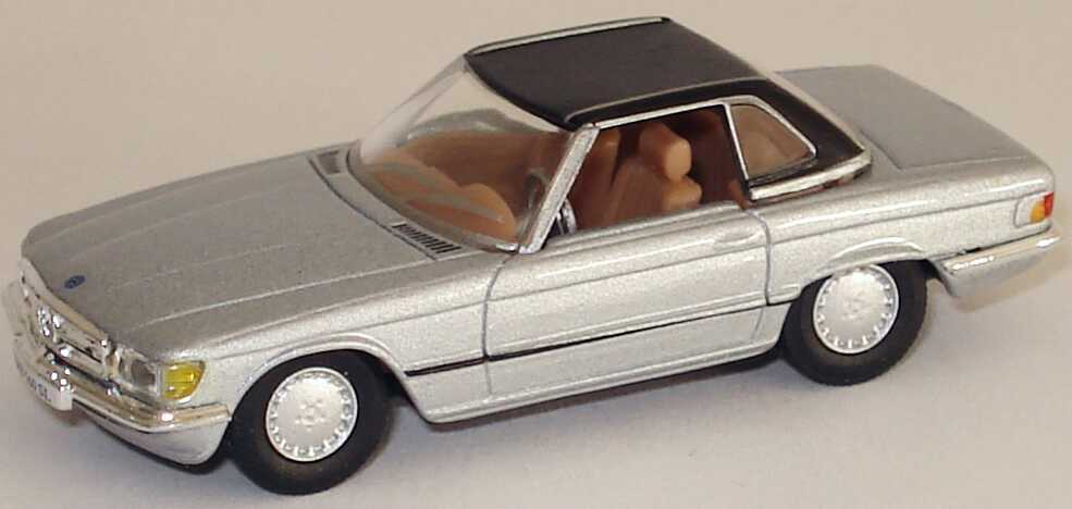 Foto 1:87 Mercedes-Benz 560SL (R107) Hardtop silber-met. Hongwell