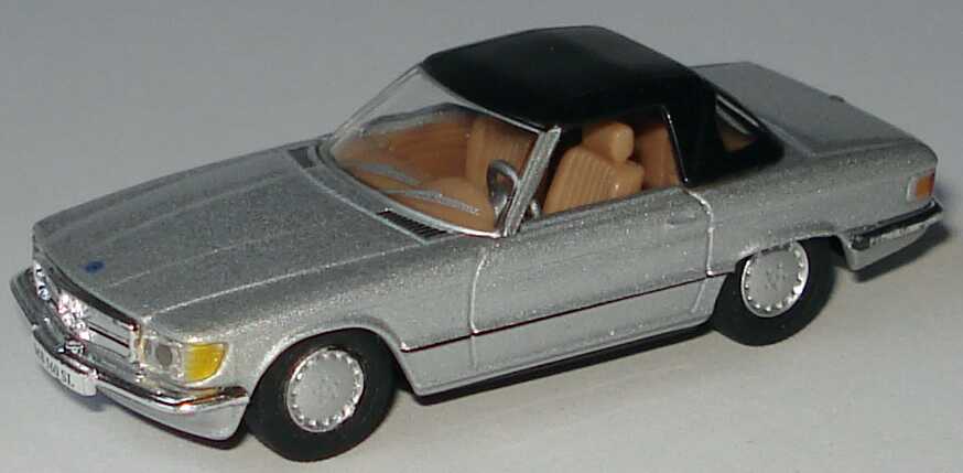 Foto 1:87 Mercedes-Benz 560SL (R107) (geschlossen) silber-met. Hongwell