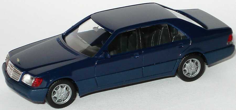 Foto 1:87 Mercedes-Benz 600SEL (W140) dunkelblau herpa 2094