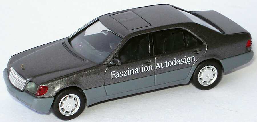 Foto 1:87 Mercedes-Benz 600SEL (W140) grau-met. Faszination Autodesign herpa