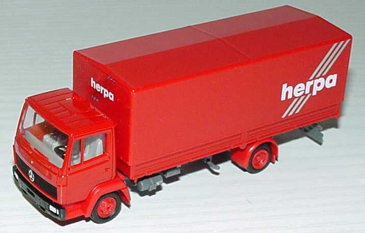 Foto 1:87 Mercedes-Benz 814 2a PP-Lkw Herpa rot herpa