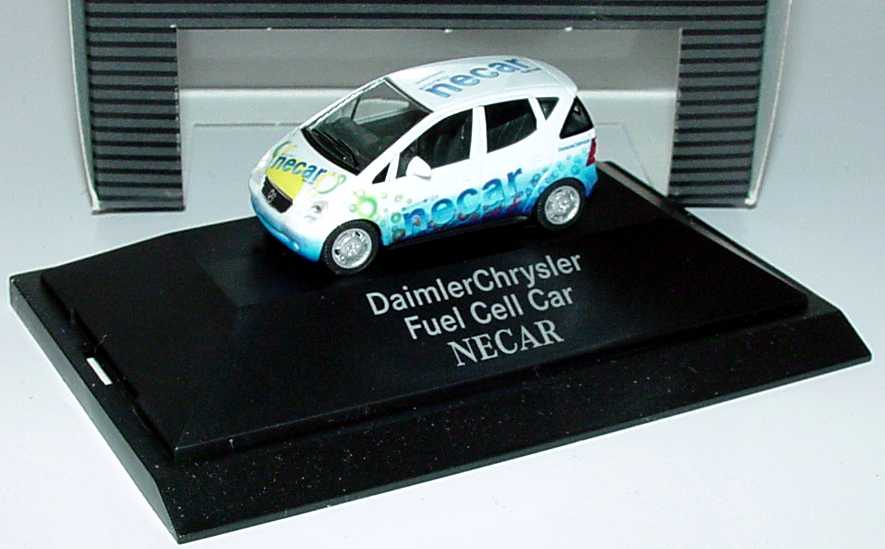 Foto 1:87 Mercedes-Benz A-Klasse (W168) NECAR 6, DaimlerChrysler Fuel Cell Car Werbemodell herpa B66961314
