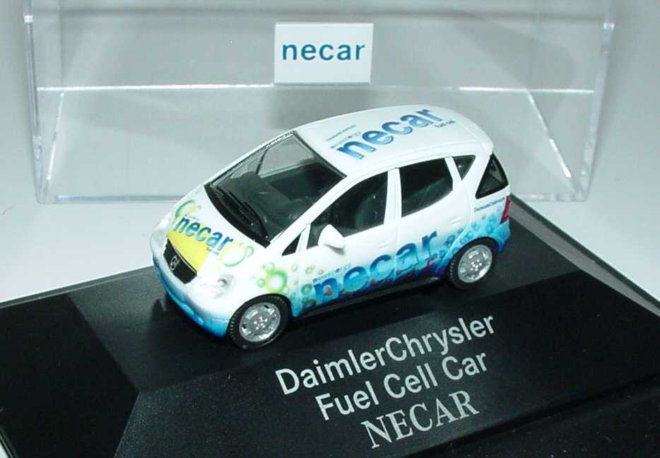 Foto 1:87 Mercedes-Benz A-Klasse (W168) NECAR 6, DaimlerChrysler Fuel Cell Car Werbemodell herpa B66961314