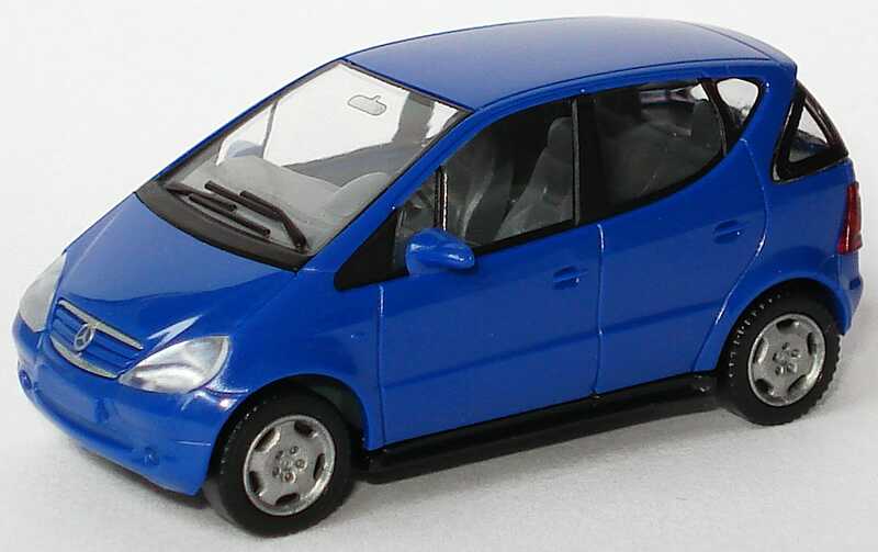 Foto 1:87 Mercedes-Benz A-Klasse (W168) blau Wiking 139