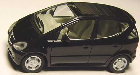 Foto 1:87 Mercedes-Benz A-Klasse (W168) mit Faltdach schwarz herpa 022385