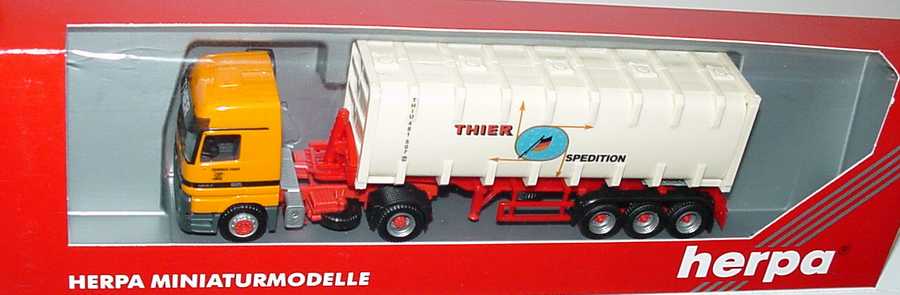 Foto 1:87 Mercedes-Benz Actros LH BulkcontainerSzg 2/3 Thier herpa 144742