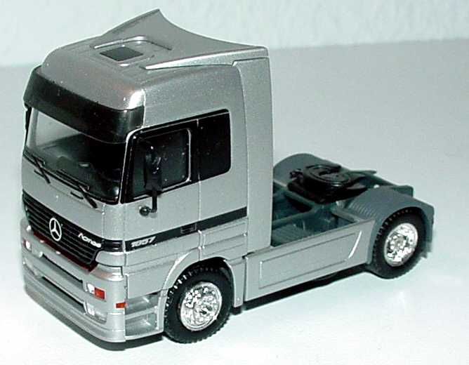 Foto 1:87 Mercedes-Benz Actros LH Fv Cv 2a Szgm silber-met. (Spiegel montiert)(oV) herpa