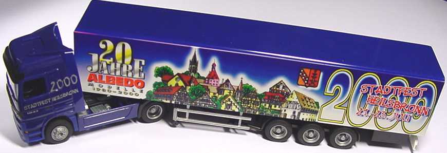 Foto 1:87 Mercedes-Benz Actros LH Fv Cv KoSzg 2/3 Stadtfest Heilsbronn 2000 - 20 Jahre Albedo Albedo