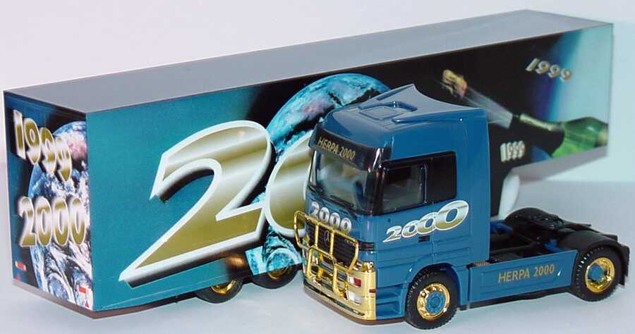Foto 1:87 Mercedes-Benz Actros LH Fv Cv KoSzg Cv 2/3 Herpa 2000, Millennium-LKW herpa 189293