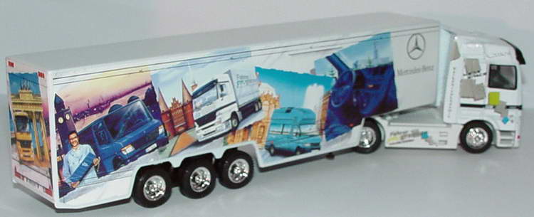 Foto 1:87 Mercedes-Benz Actros LH Fv Cv KoSzg Cv 2/3 Mercedes-Benz Verkehrsakademie, ECO Training Werbemodell HighSpeed