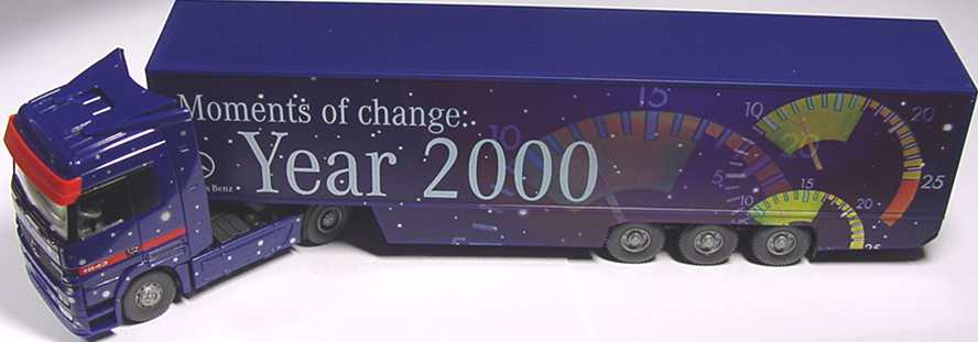 Foto 1:87 Mercedes-Benz Actros LH Fv Cv KoSzg Cv 2/3 Moments of change: Year 2000 Werbemodell Wiking B66000374