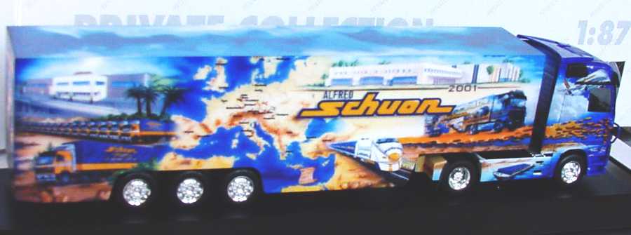 Foto 1:87 Mercedes-Benz Actros LH Fv Cv KoSzg Cv 2/3 Schuon, 50 Jahre Supertruck herpa 120210