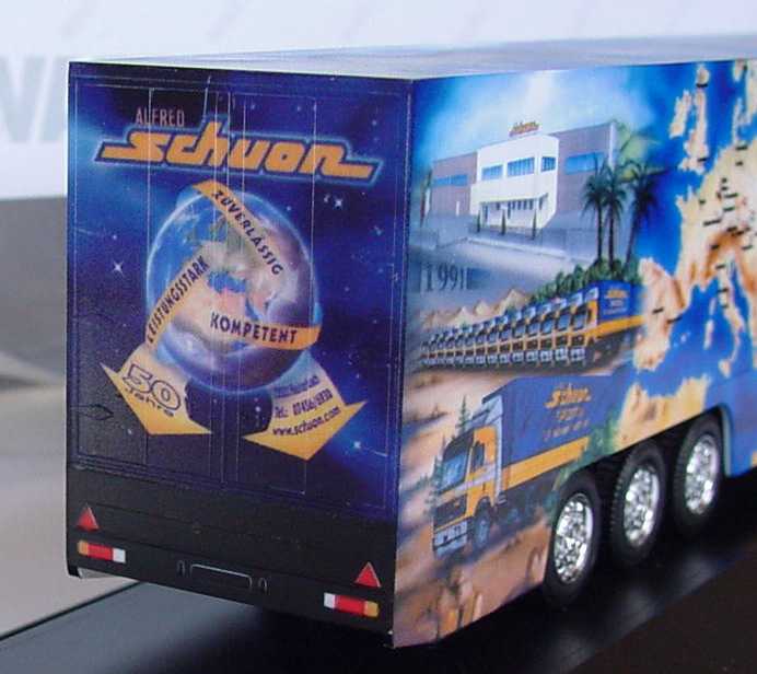 Foto 1:87 Mercedes-Benz Actros LH Fv Cv KoSzg Cv 2/3 Schuon, 50 Jahre Supertruck herpa 120210