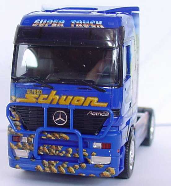 Foto 1:87 Mercedes-Benz Actros LH Fv Cv KoSzg Cv 2/3 Schuon, 50 Jahre Supertruck herpa 120210