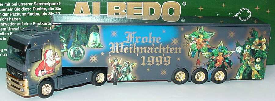 Foto 1:87 Mercedes-Benz Actros LH Fv Cv KoSzg Cv 2/3 Weihnachten 1999 Albedo 250022