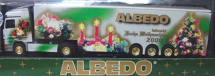 Foto 1:87 Mercedes-Benz Actros LH Fv Cv KoSzg Cv 2/3 Weihnachten 2000 Albedo 250092