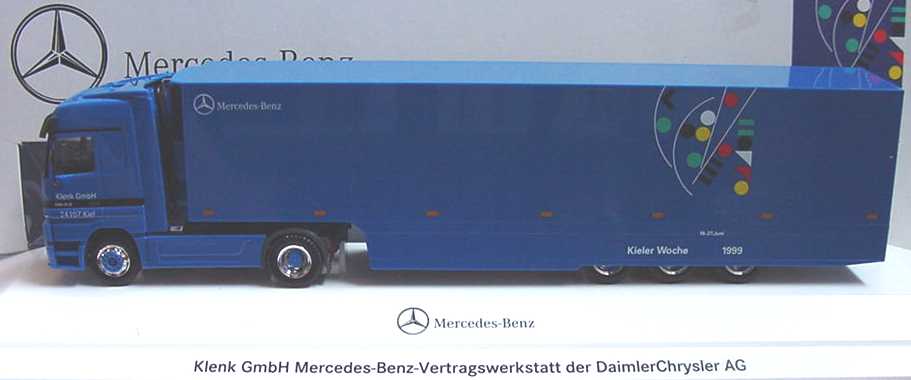 Foto 1:87 Mercedes-Benz Actros LH Fv Cv KükoSzg Cv 2/3 Klenk, Kieler Woche 1999 herpa