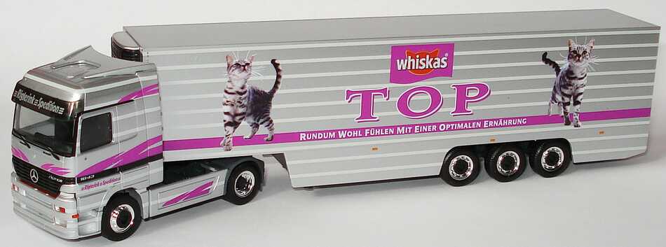 Foto 1:87 Mercedes-Benz Actros LH Fv Cv KükoSzg Cv 2/3 Rigterink, Whiskas Top herpa