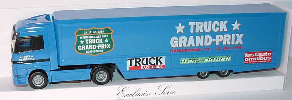 Foto 1:87 Mercedes-Benz Actros LH Fv Cv RenntransportSzg 2/2 Truck Grand-Prix 1998 herpa