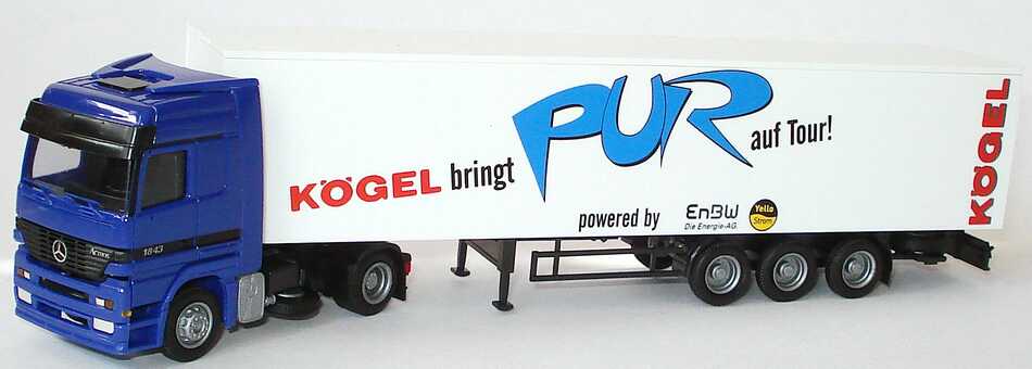 Foto 1:87 Mercedes-Benz Actros LH Fv KoSzg 2/3 Kögel bringt PUR auf Tour! AMW/AWM 51610