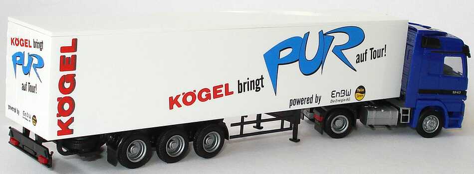 Foto 1:87 Mercedes-Benz Actros LH Fv KoSzg 2/3 Kögel bringt PUR auf Tour! AMW/AWM 51610