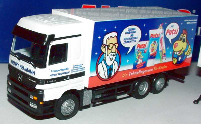 Foto 1:87 Mercedes-Benz Actros LH KoHgz 3/2 Henry Neumann, Dresden - Dental-Kosmetik Albedo 250078
