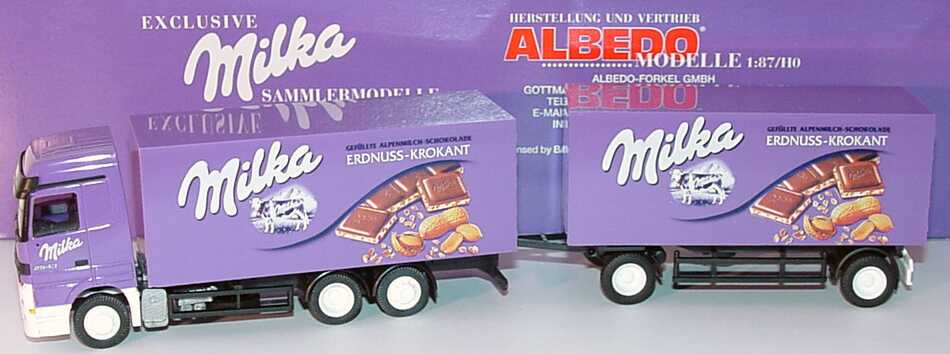 Foto 1:87 Mercedes-Benz Actros LH KoHgz 3/2 Milka - Erdnuss-Krokant Albedo 250206