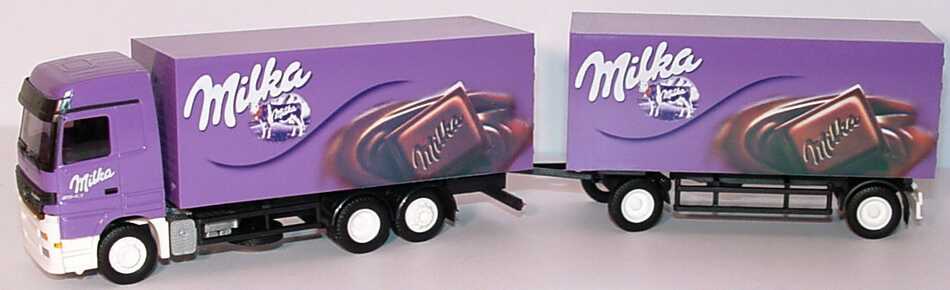 Foto 1:87 Mercedes-Benz Actros LH KoHgz 3/2 Milka (Motiv Schokostück) Albedo 250243