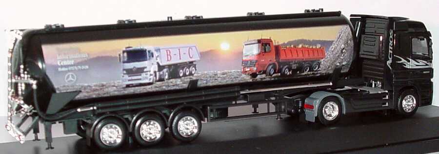 Foto 1:87 Mercedes-Benz Actros LH MP2 Fv Cv 60m³-KippsiloSzg 2/3 Branchen Informations Center, Edition 3 Werbemodell herpa B66000586