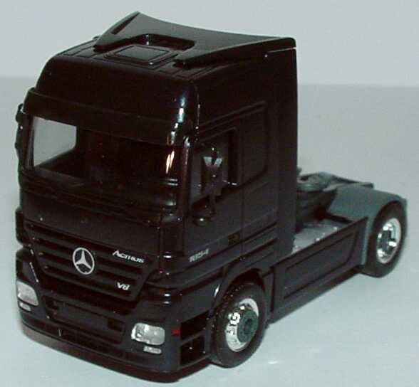 Foto 1:87 Mercedes-Benz Actros LH MP2 Fv Cv 2a Szgm blauschwarz Werbemodell herpa B66000520