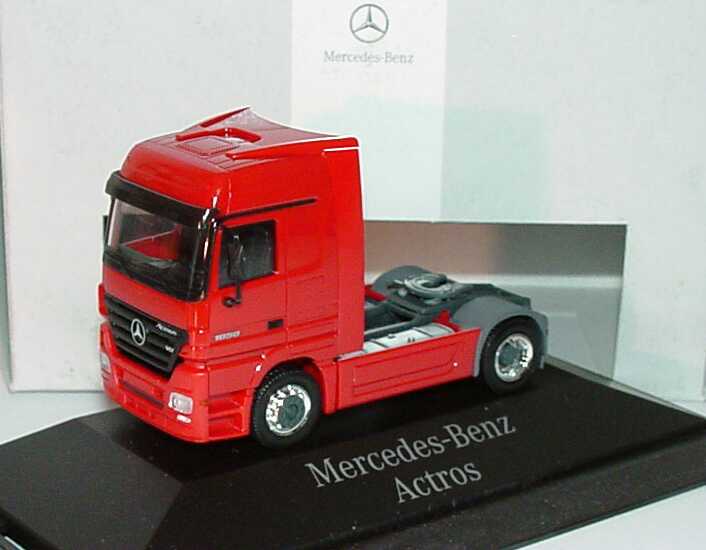 Foto 1:87 Mercedes-Benz Actros LH MP2 Fv Cv 2a Szgm rot Werbemodell herpa B66000525