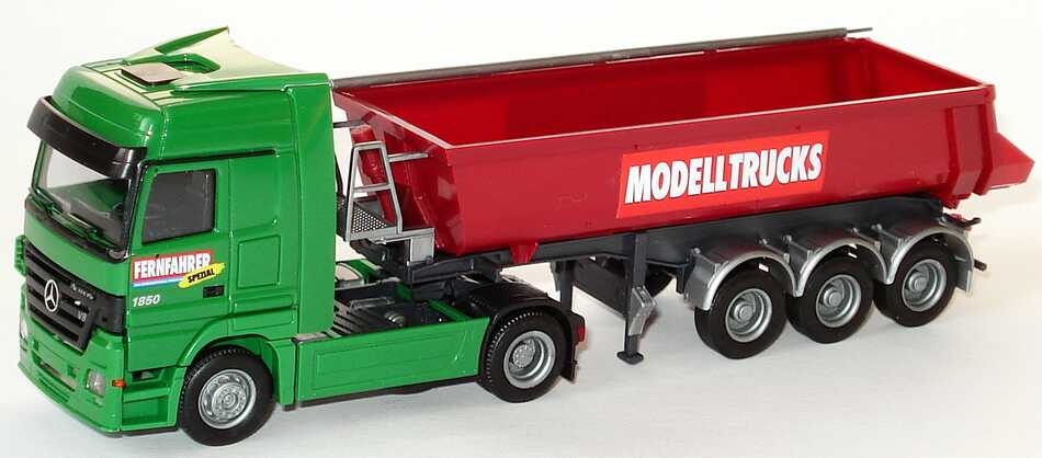 Foto 1:87 Mercedes-Benz Actros LH MP2 Fv Cv KippSzg 2/3 Fernfahrer Spezial, Modelltrucks AMW/AWM 52735