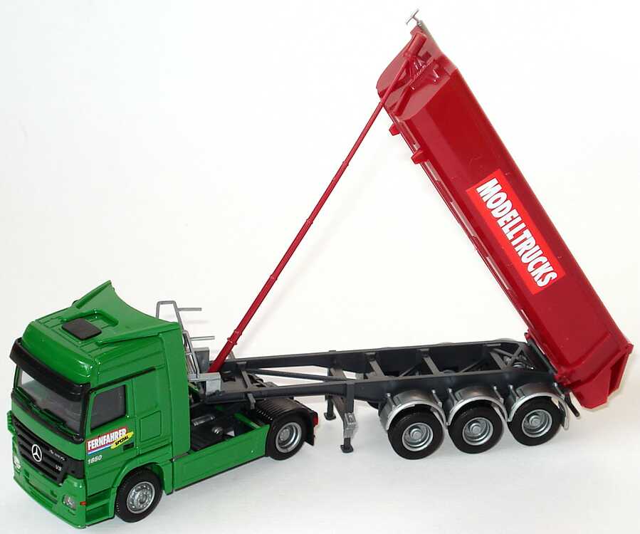 Foto 1:87 Mercedes-Benz Actros LH MP2 Fv Cv KippSzg 2/3 Fernfahrer Spezial, Modelltrucks AMW/AWM 52735