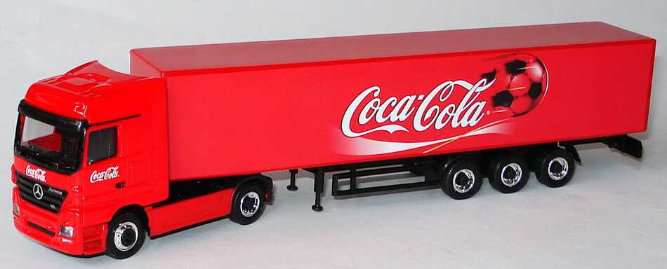 Foto 1:87 Mercedes-Benz Actros LH MP2 Fv Cv KoSzg 2/3 Coca-Cola (Design Fußball) Magic LC26002