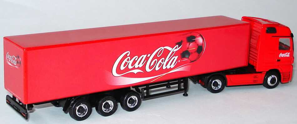 Foto 1:87 Mercedes-Benz Actros LH MP2 Fv Cv KoSzg 2/3 Coca-Cola (Design Fußball) Magic LC26002